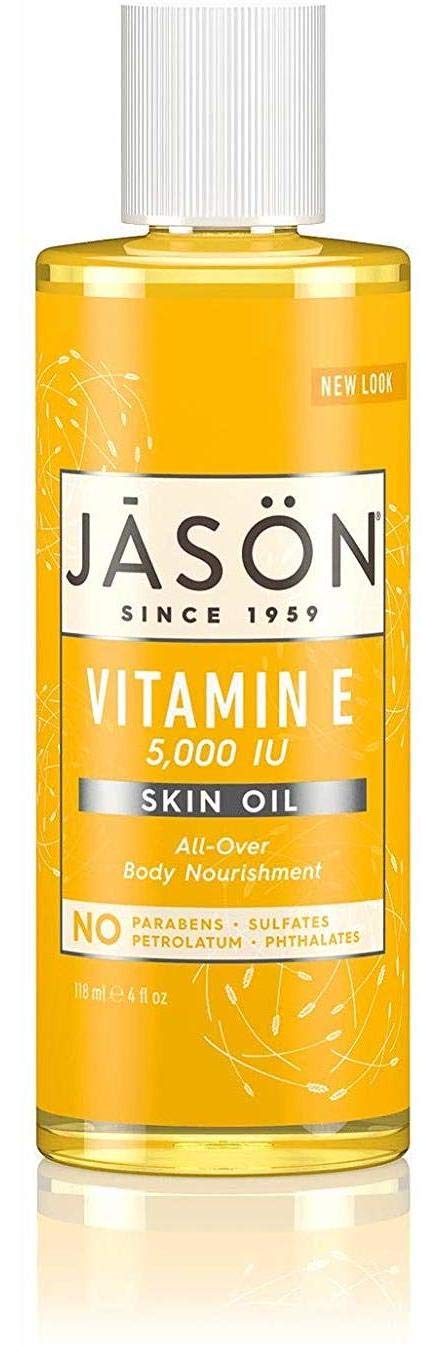 BUTO Jason Naturals Vitamin E 5000 IU Skin Oil – Pack of 2 (4 oz Each)