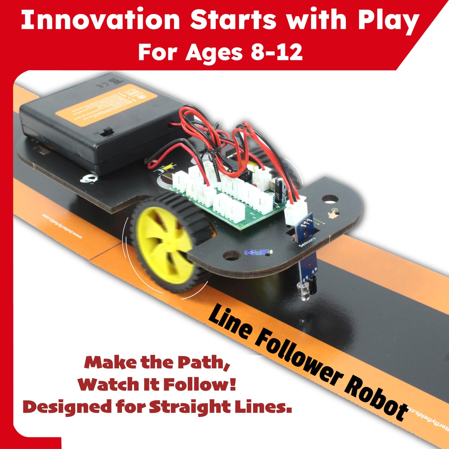 Butterfly EduFields 5in1 STEM Robotics Kit – Smart Robot Car for Ages 8-13