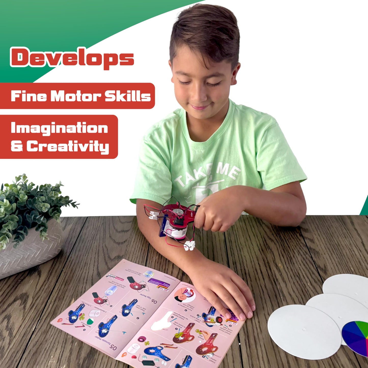 Butterfly EduFields 100+ STEM Toys for Ages 8-13 | Robotics & Engineering Kit