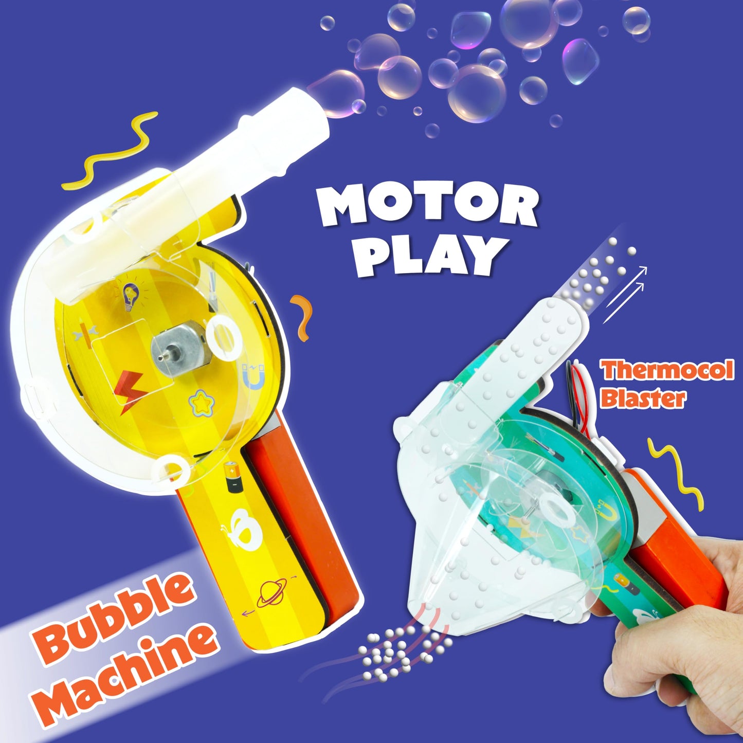 Butterfly EduFields 4in1 Motor Play Science Kit — Pack of 5 for Kids Aged 5–12