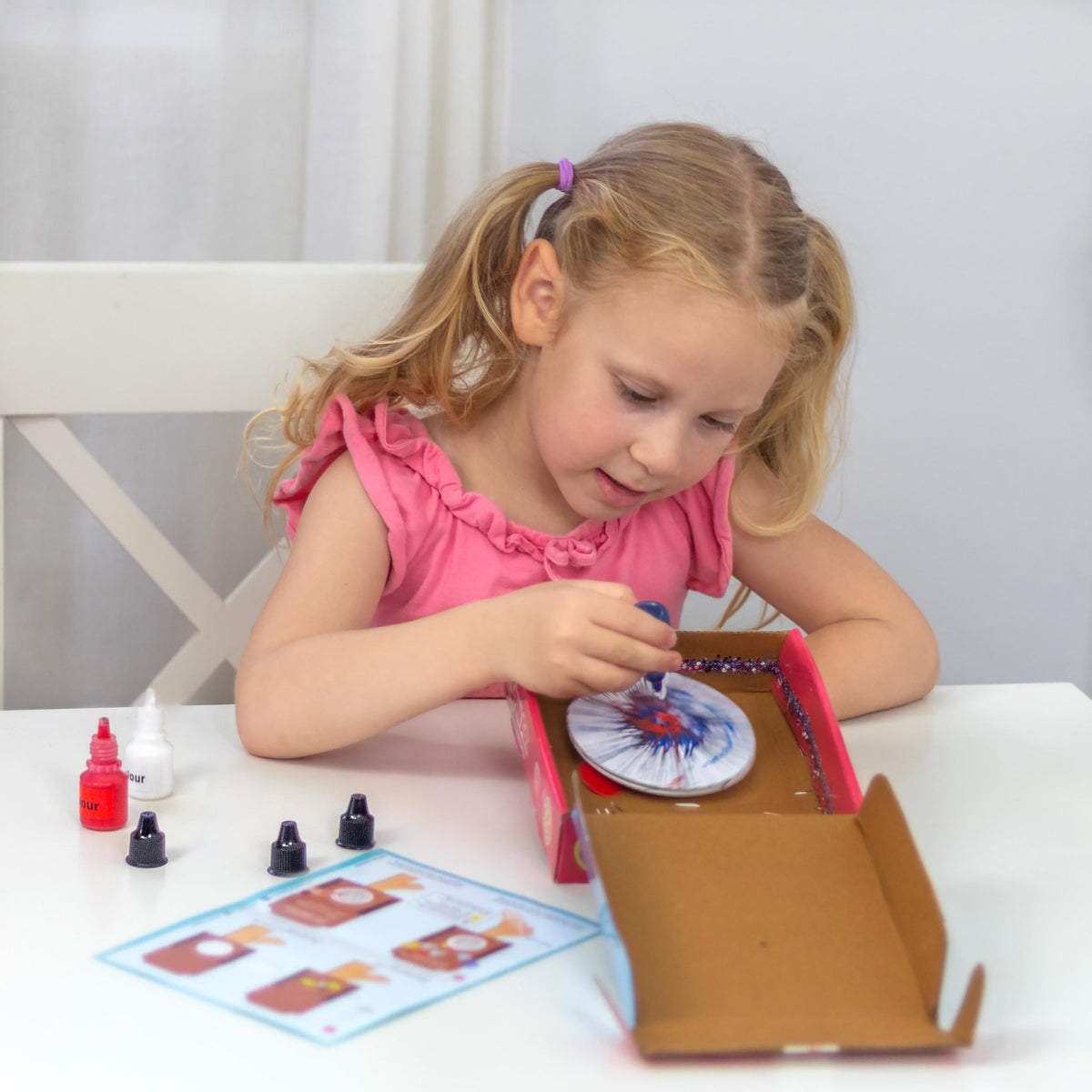 Butterfly EduFields Spin Art & Craft Kit for Kids | STEM Art Toy & DIY Painting Kit (Ages 3+)