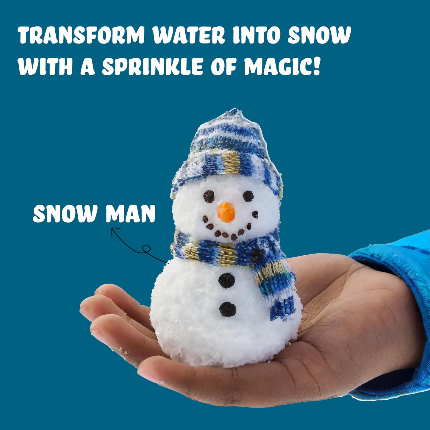 Butterfly EduFields Snow Magic Science Kit (Pack of 6) – Colorful Instant Snow for Kids 4–8, Safe, Reusable