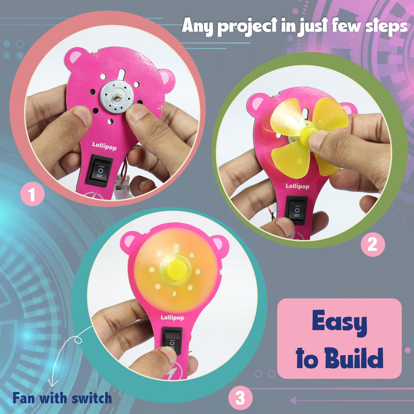Butterfly EduFields 100+ STEM Projects | Girls Mini Engineering Kit for Ages 8–15 | DIY Science & Engineering Toys