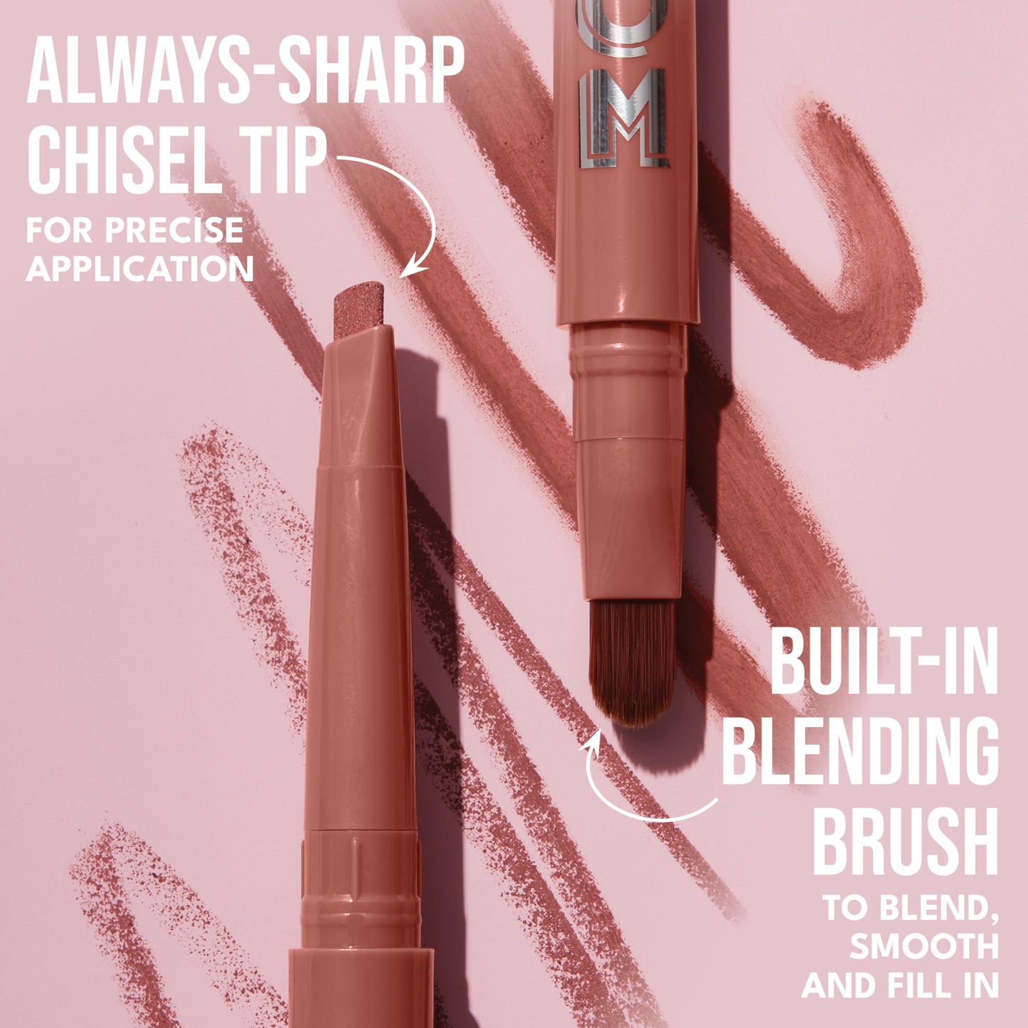 BUXOM Power Line Plumping Lip Liner – Recharged Ruby | Waterproof Matte, 8h Wear