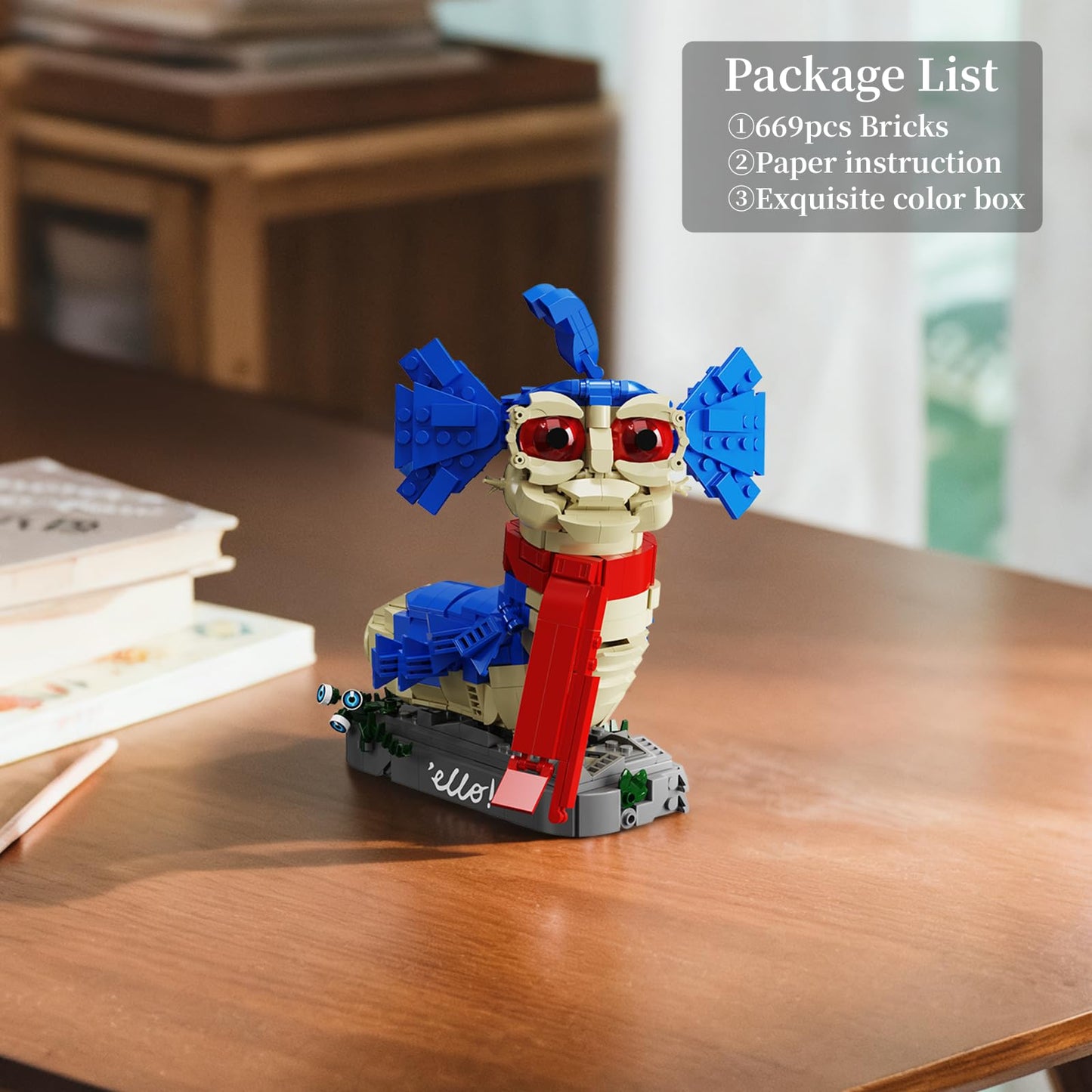 BVANFKJGR Worm Monster Building Block Toys Set – 669pcs, LEGO-Compatible, Fantasy Figure