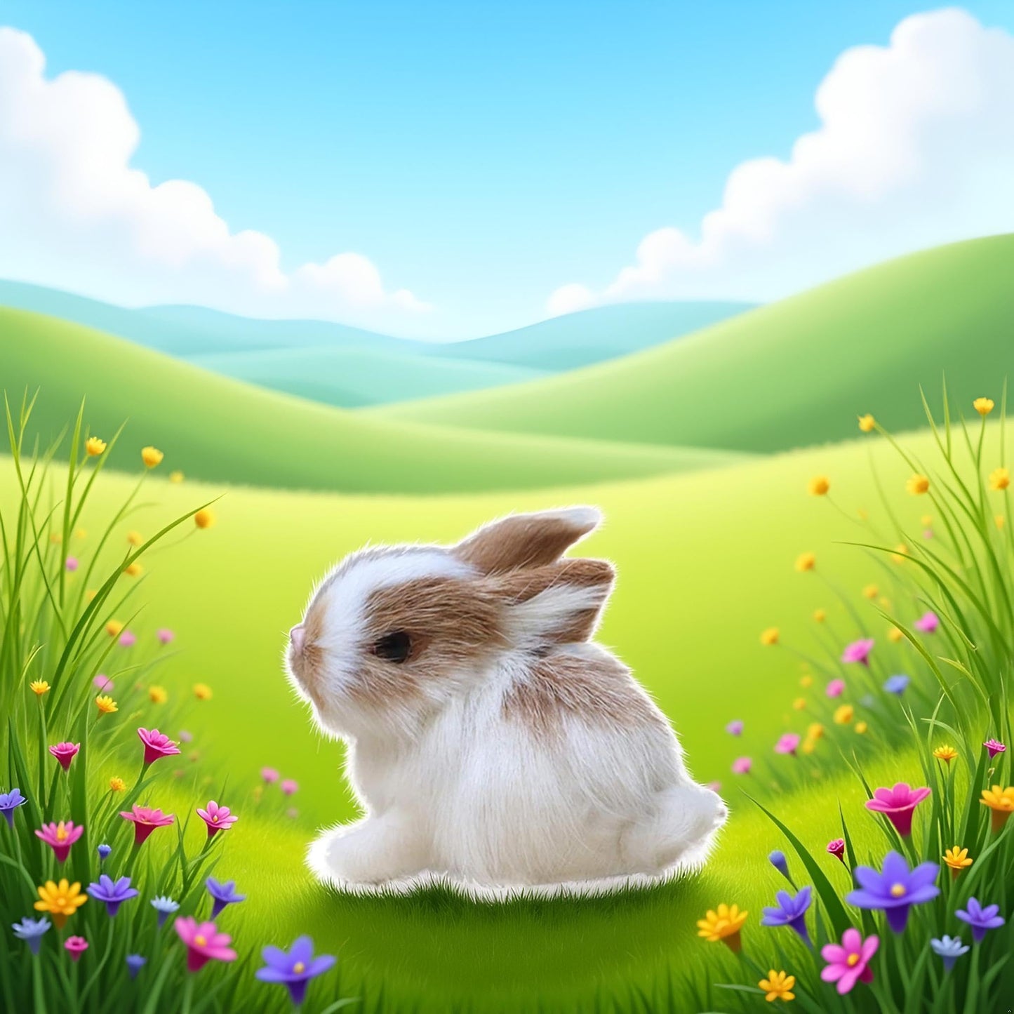 BWESOO White Mini Simulation Rabbit – Cute Plush Miniatures for Home Decor, Party Decor, and Gift Ideas