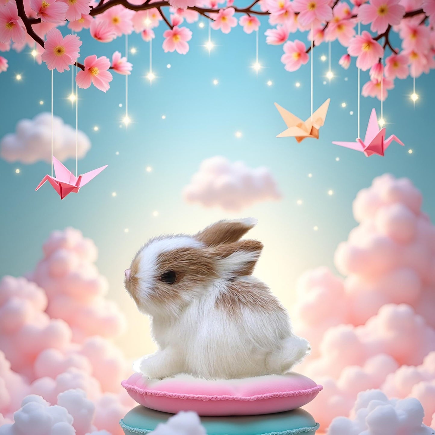 BWESOO White Mini Simulation Rabbit – Cute Plush Miniatures for Home Decor, Party Decor, and Gift Ideas