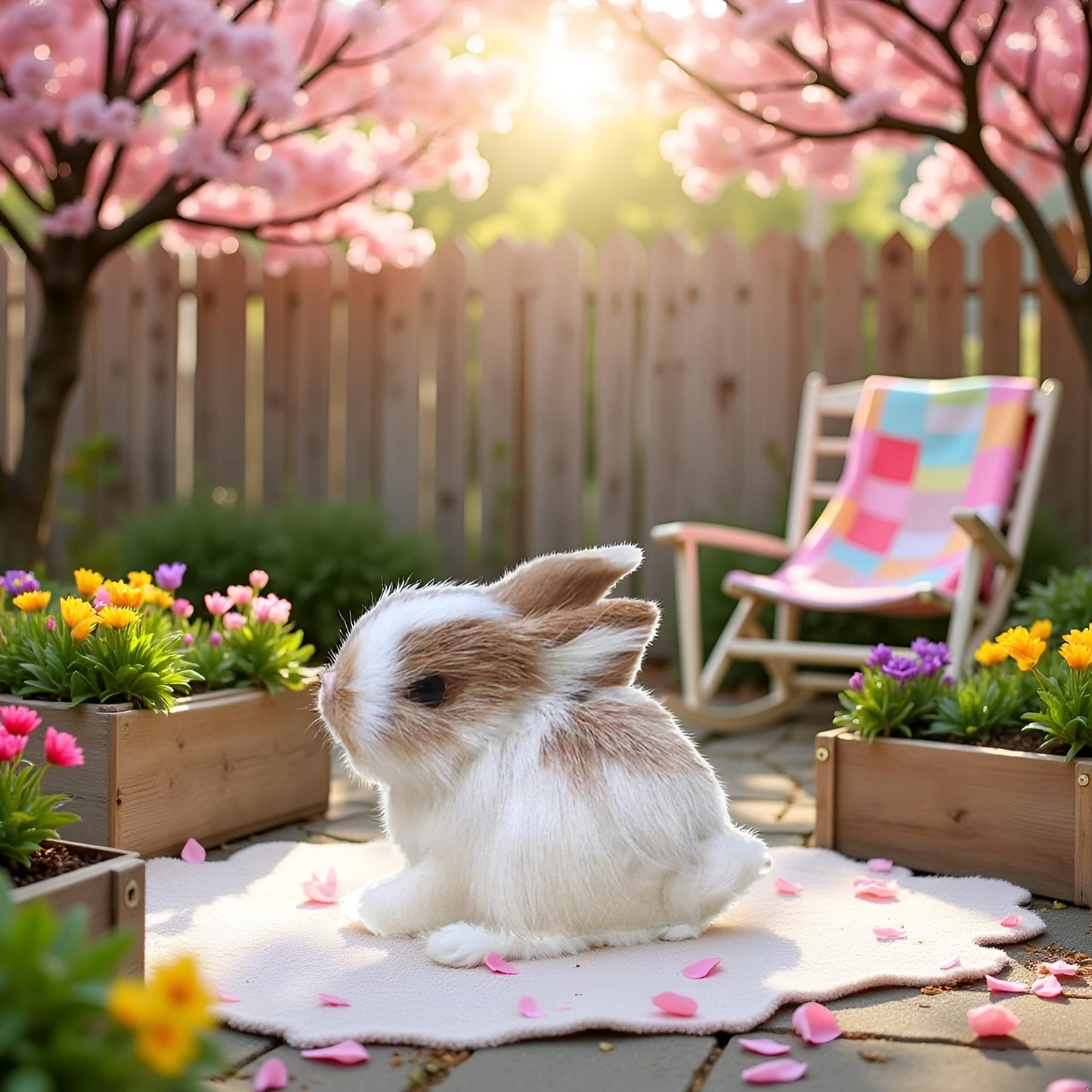 BWESOO White Mini Simulation Rabbit – Cute Plush Miniatures for Home Decor, Party Decor, and Gift Ideas