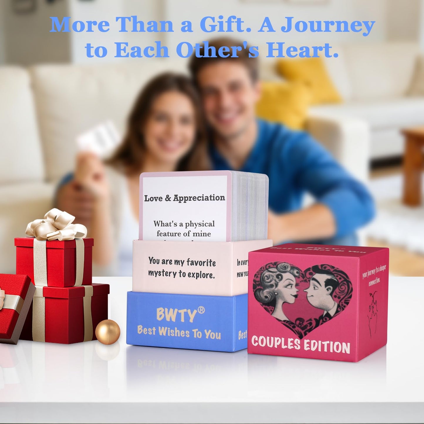 BWTY Best wishes to you | 150 Couples Conversation Starter Cards for Deeper Connection