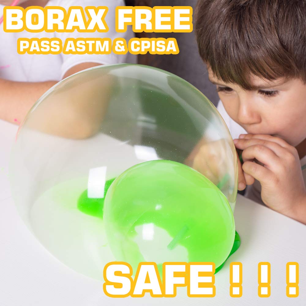 BYONEBYE 126 Pcs DIY Slime Kit for Kids – Glow Powder, Glitter & 28 Slimes
