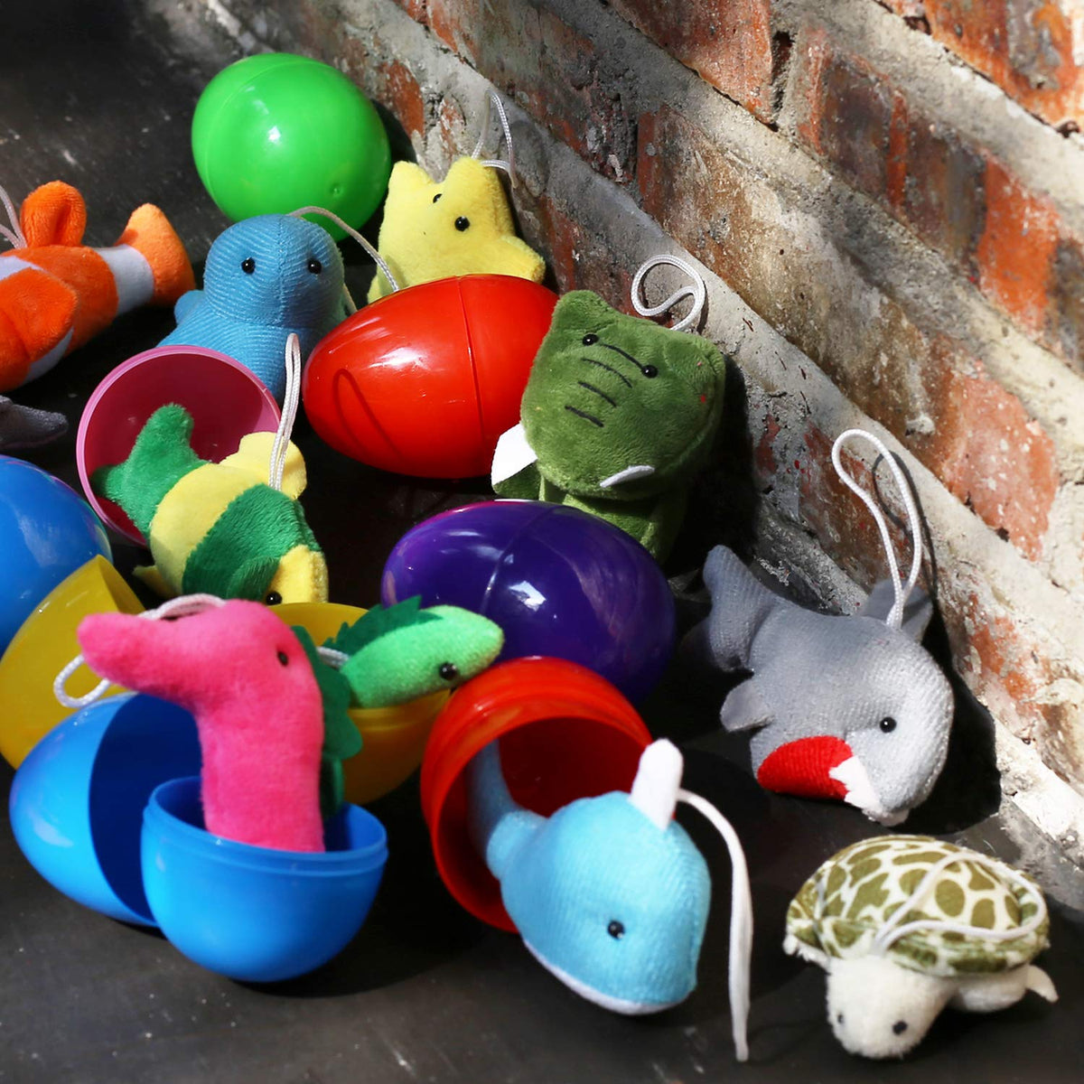 BYONEBYE 25 Pack Mini Ocean Animal Plush Toys – Party Favors & Stocking Stuffers