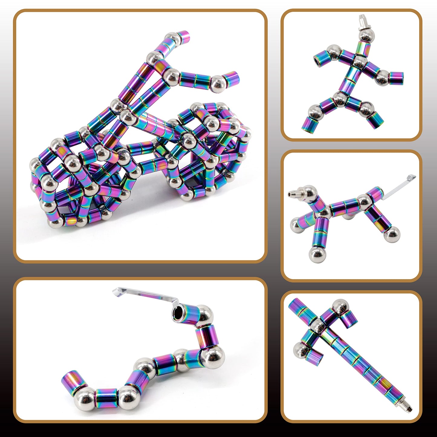BYTEAIDREX Magnetic Fidget Pen – Deformable Magnetic Pen for Focus and Fun