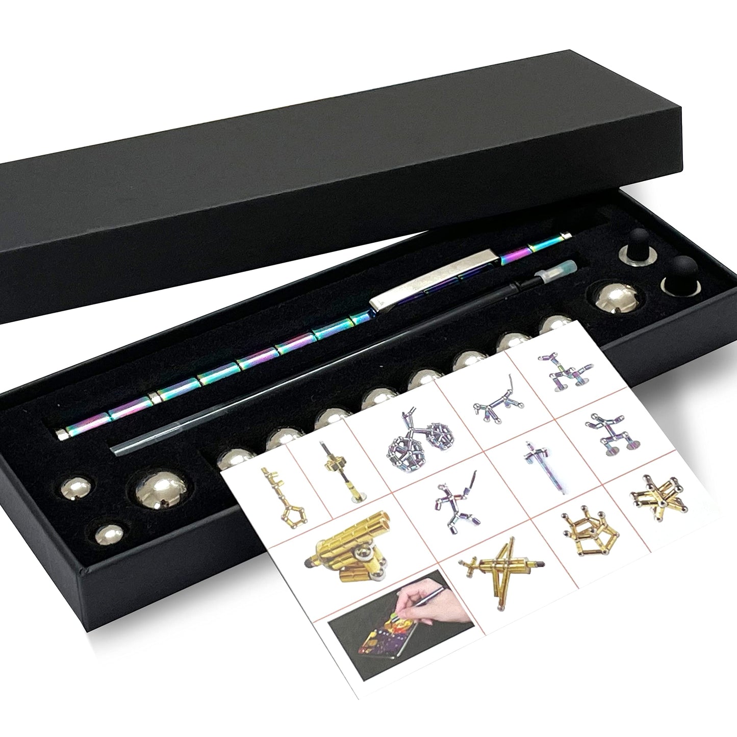 BYTEAIDREX Magnetic Fidget Pen – Deformable Magnetic Pen for Focus and Fun