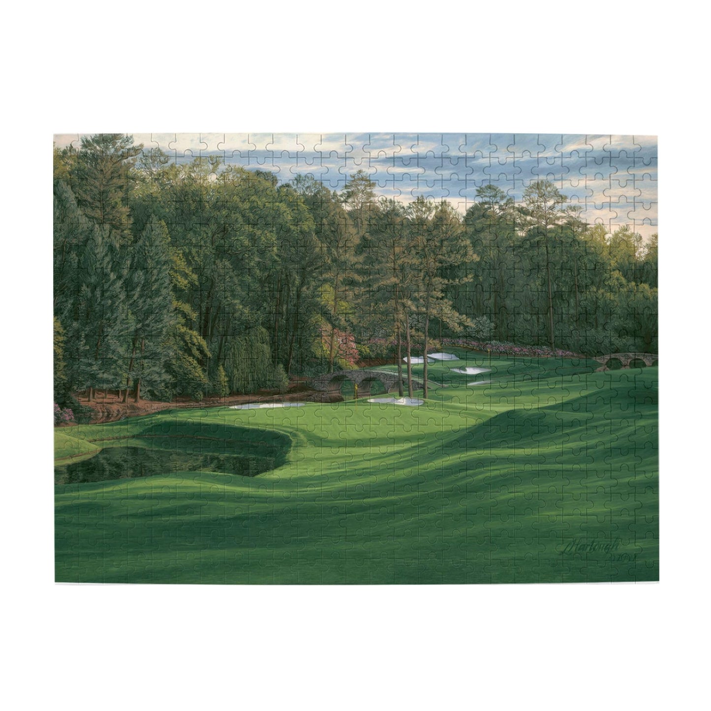 Augusta National Golf Wooden Jigsaw Puzzle – 500 Pieces by BzcjLyhbZ (Interlocking, Lettered Back)