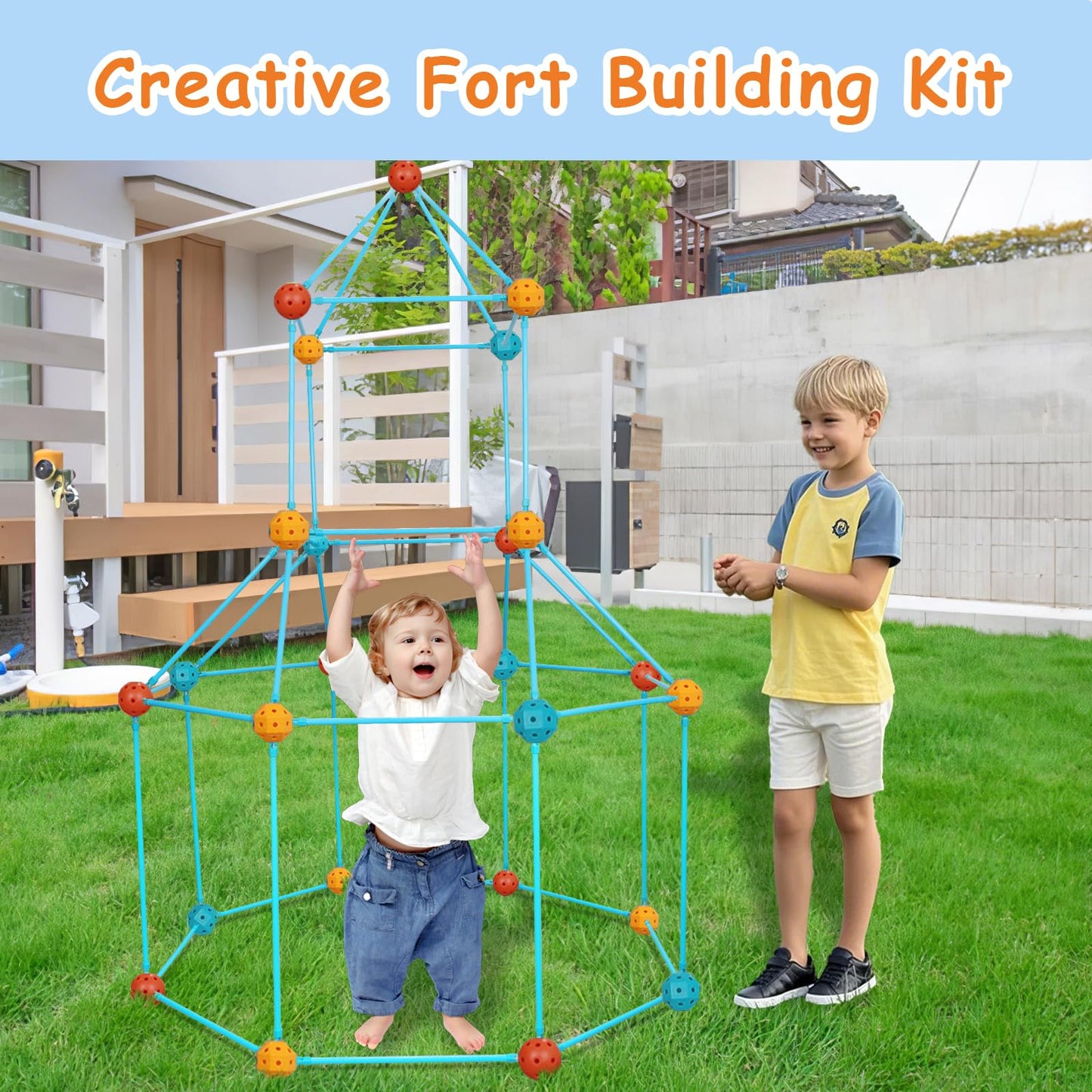 BZseed Fort Building Kit for Kids – DIY Play Tent & STEM Construction Toys