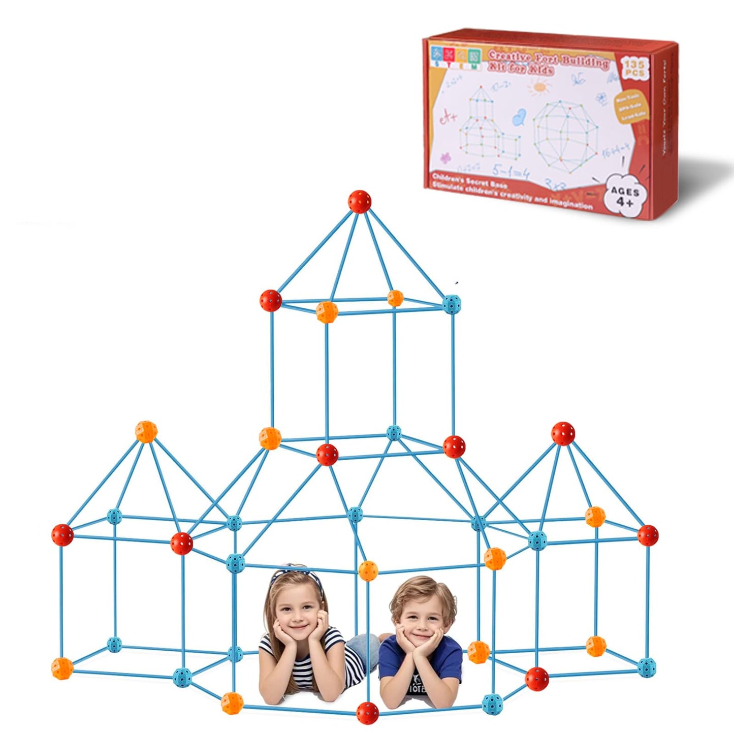 BZseed Fort Building Kit for Kids – DIY Play Tent & STEM Construction Toys