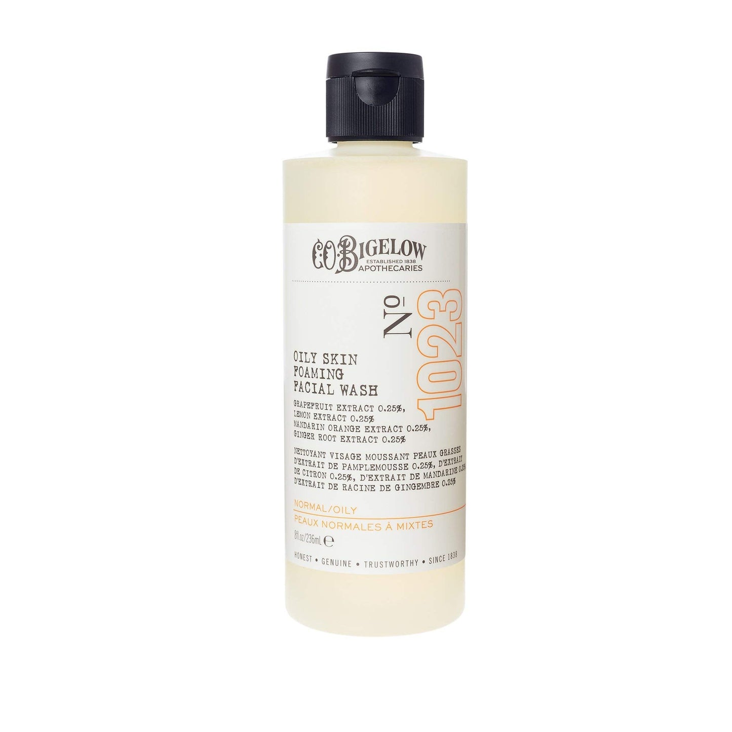 C.O. Bigelow Foaming Facial Wash for Oily Skin – Grapefruit & Ginger