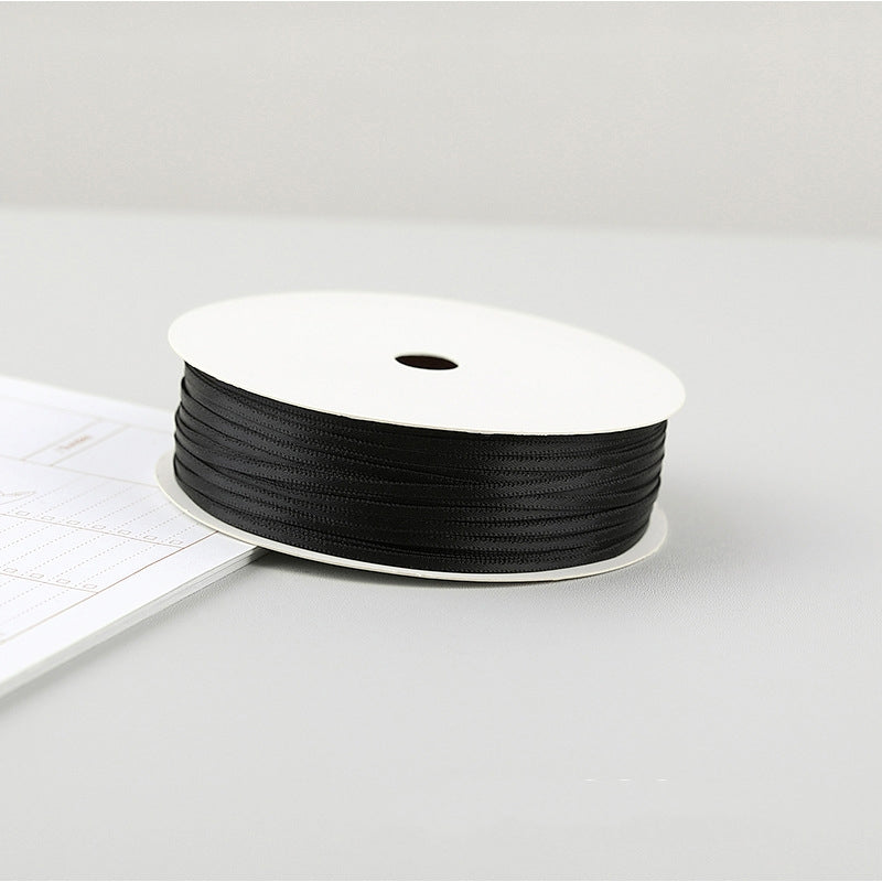 2mm Silk Ribbon Balloon Ribbon Rope Double-sided Diy Packaging
