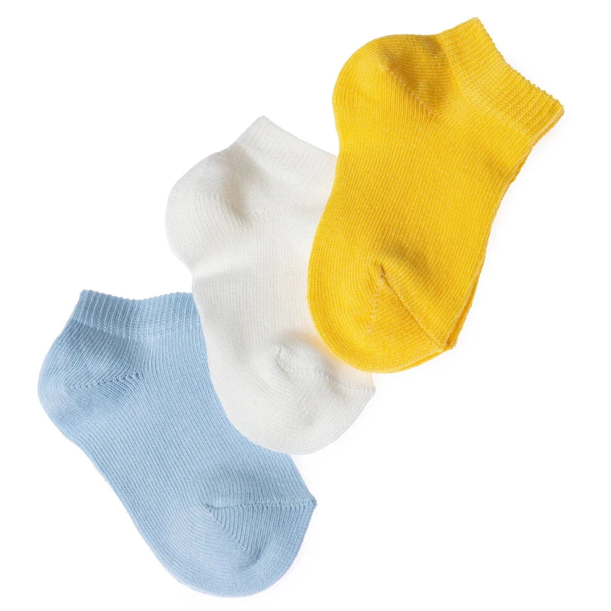 HelloBaby Boy Ankle Socks 3 Pack - Blue
