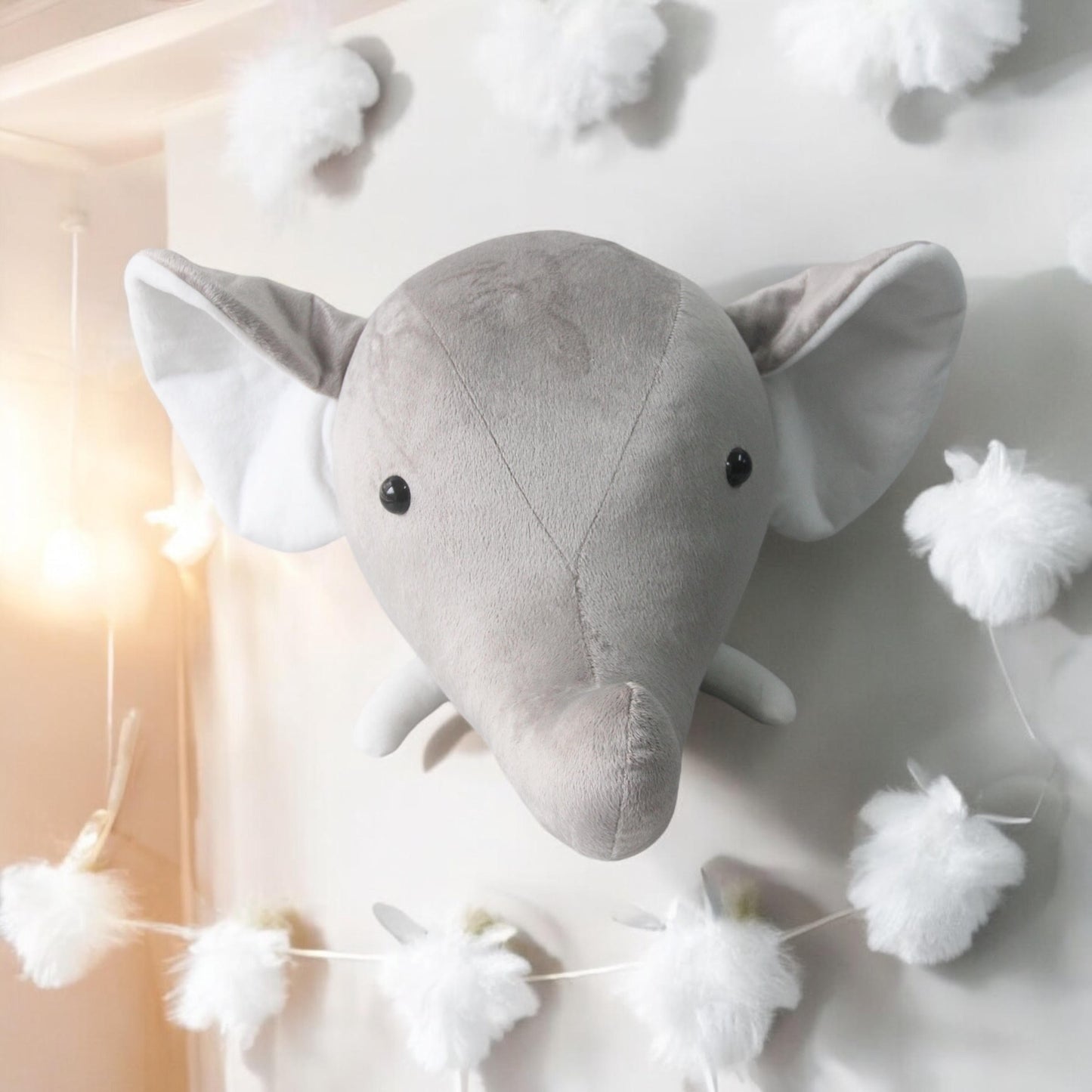 32CM ELEPHANT HEAD HANGER