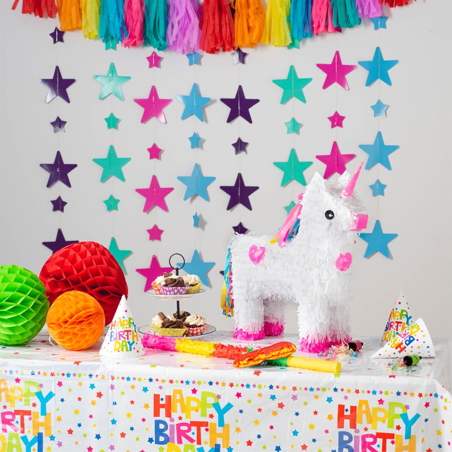 Large Unicorn Pinata Party Set