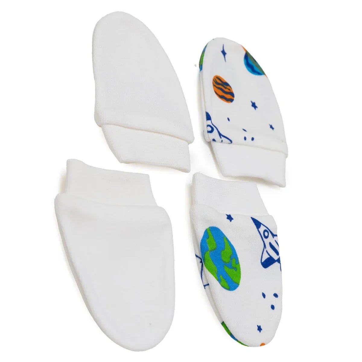 HelloBaby Newborn Mittens - Ecru