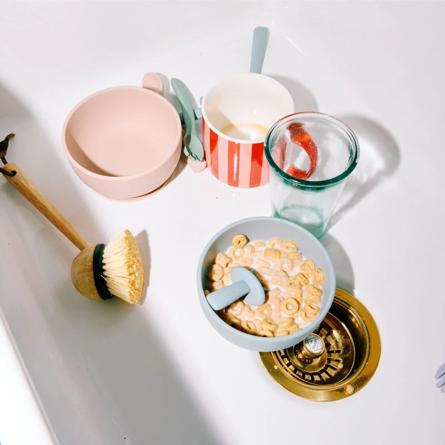 Pippeta Silicone Suction Bowl - Sea Salt