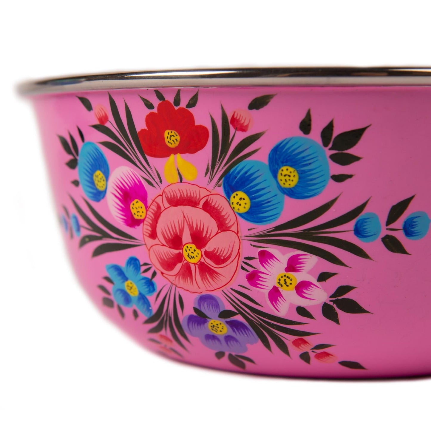 Pansy 14.5cm Hand-Painted Picnic Snack Bowl