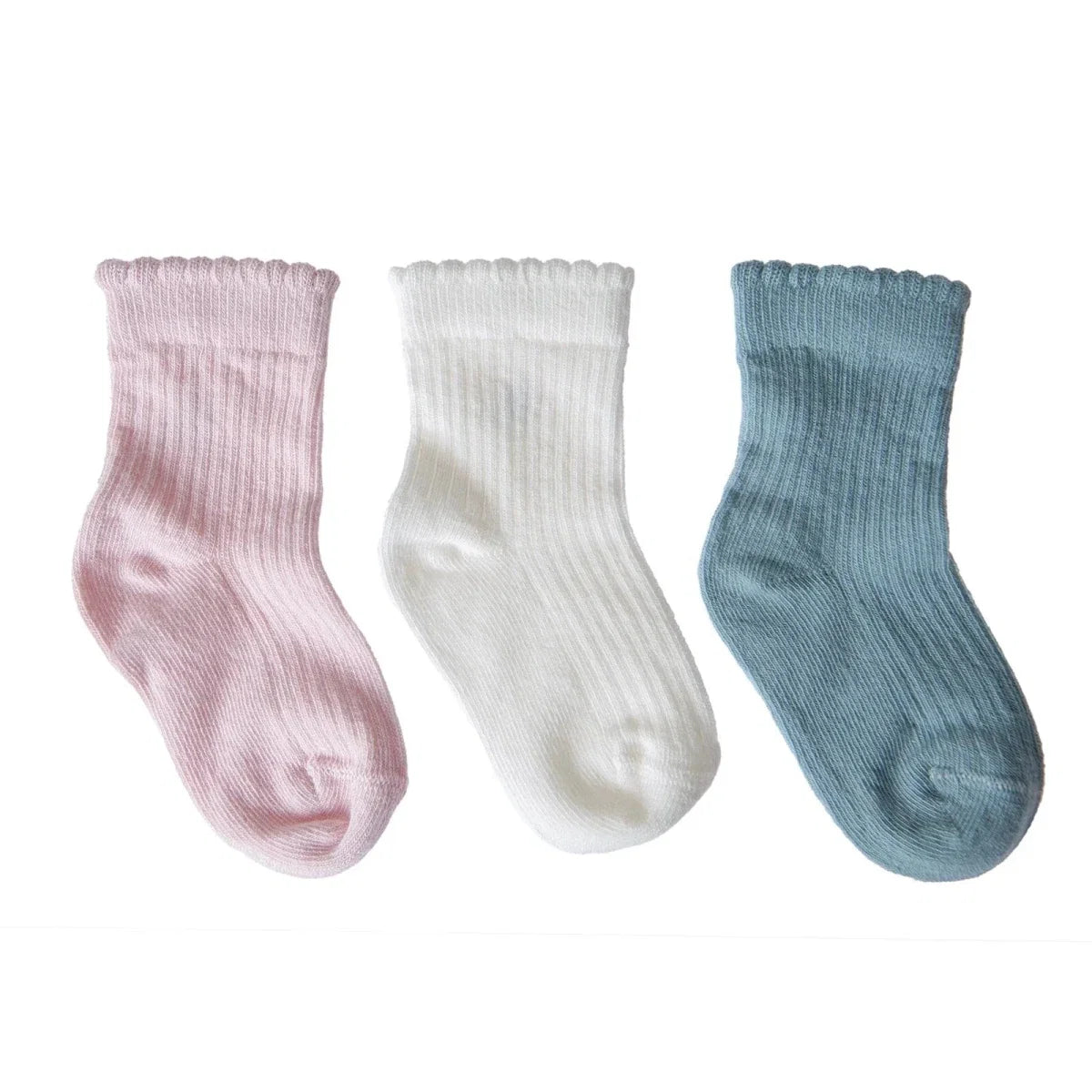 HelloBaby Ankle Socks 3 pcs - Pink