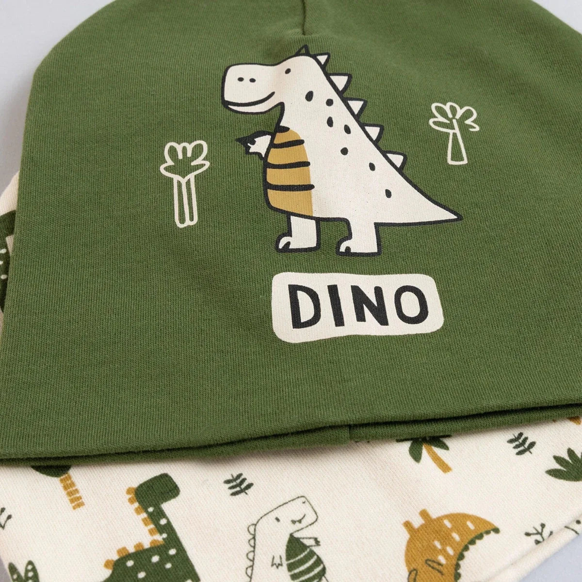 HelloBaby Boys 2-Pack Hat Monster - Green