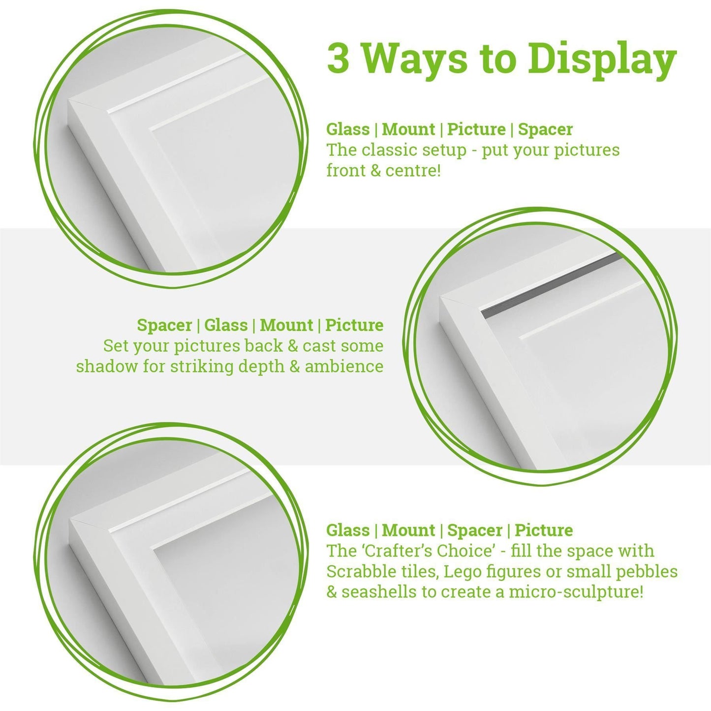 A4 Frame Picture Mount - for A5 (6" x 8") Image