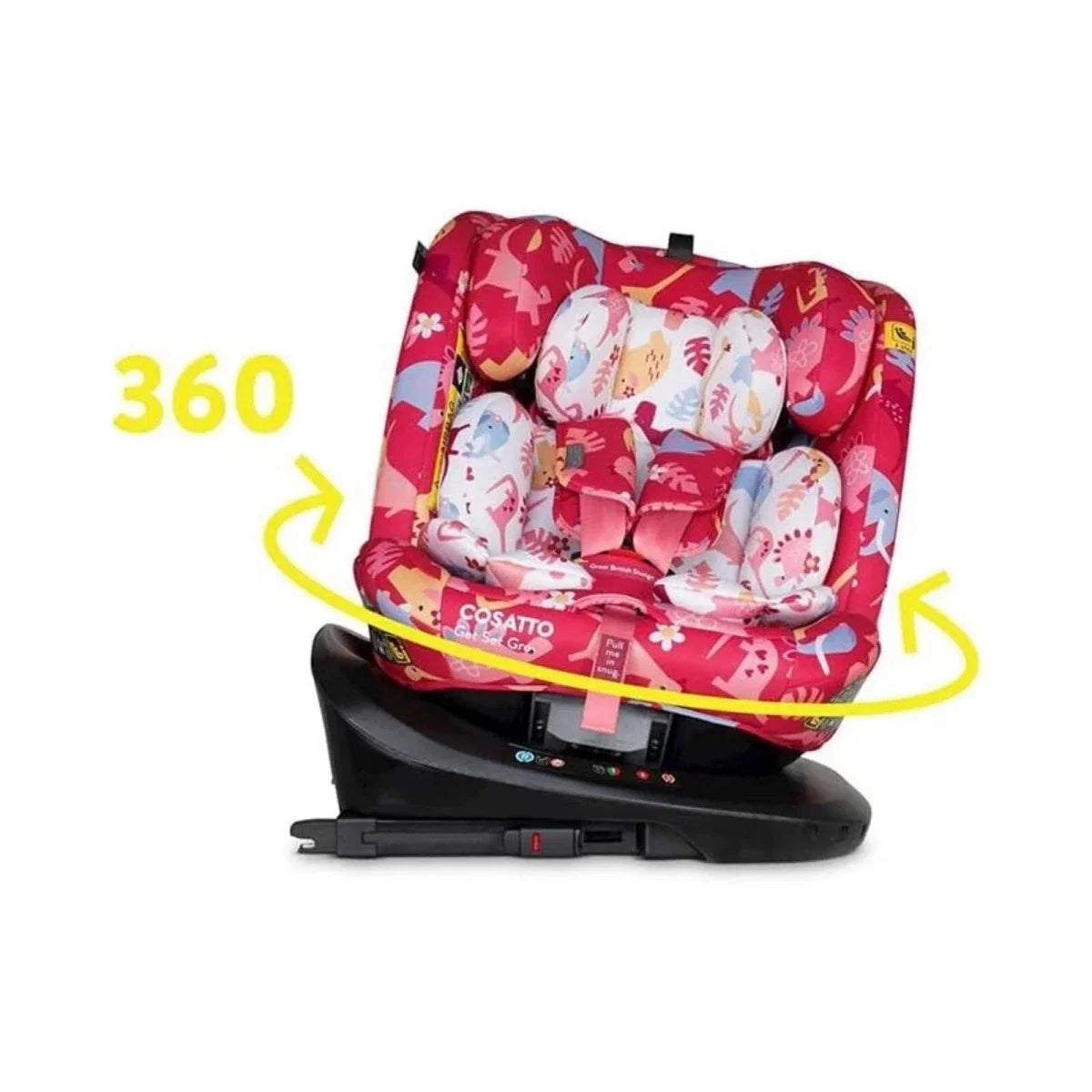 Cosatto Get Set Grow i-Size 360 Car Seat - Dino Delite