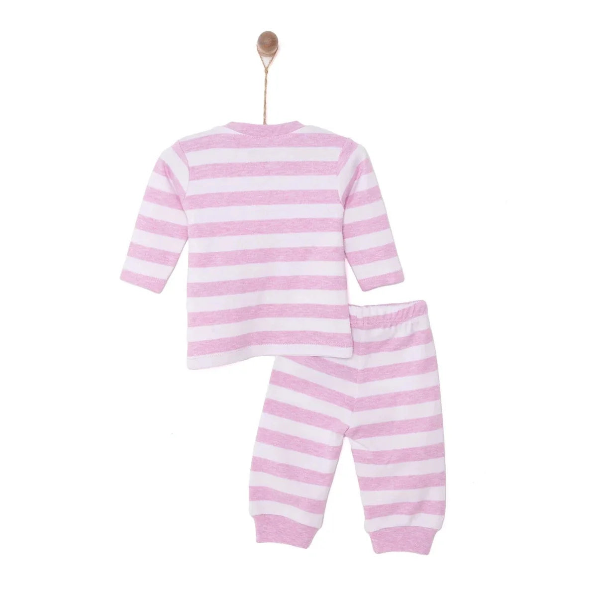 HelloBaby Unisex Sweatshirt-Footless Bottom - Light Pink