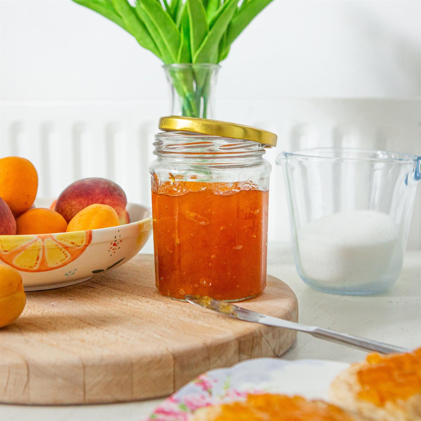 380ml Glass Jam Jars with Lids - Pack of 6