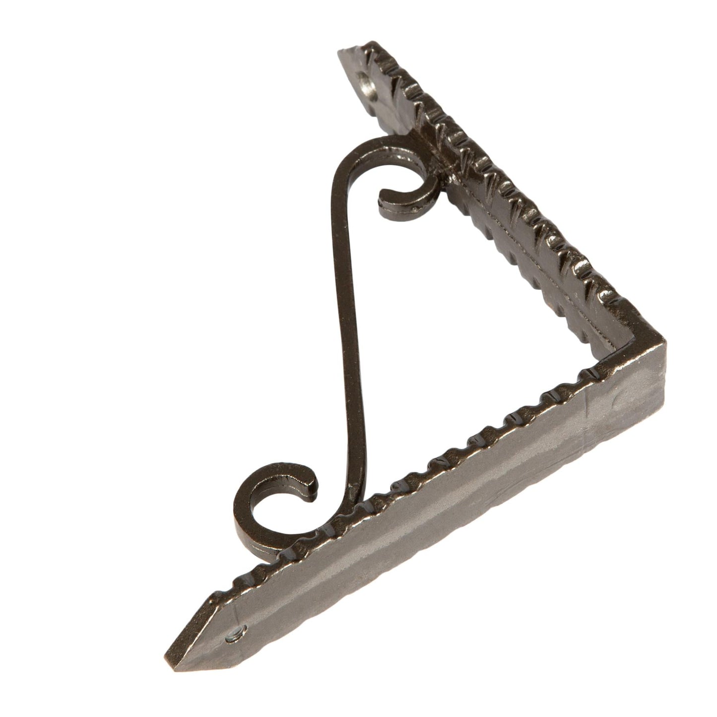 105mm Notched Scroll Iron Shelf Bracket