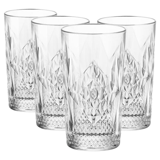 490ml Bartender Stone Highball Glasses - Pack of Four