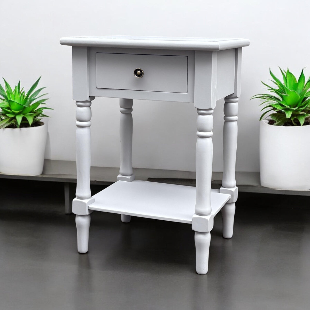 65CM 1 DRAWER SIDE TABLE