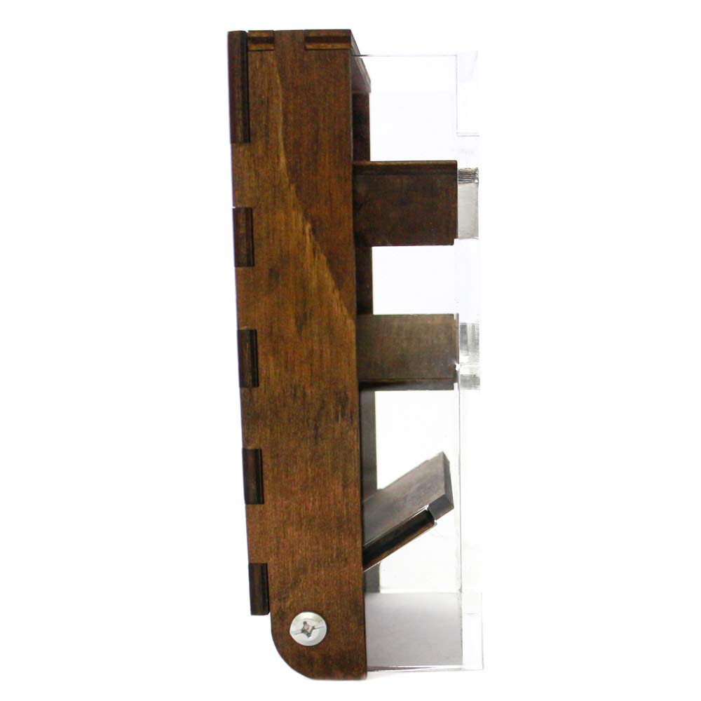 C4Labs Travel Portable Drawbridge Dice Tower – Walnut