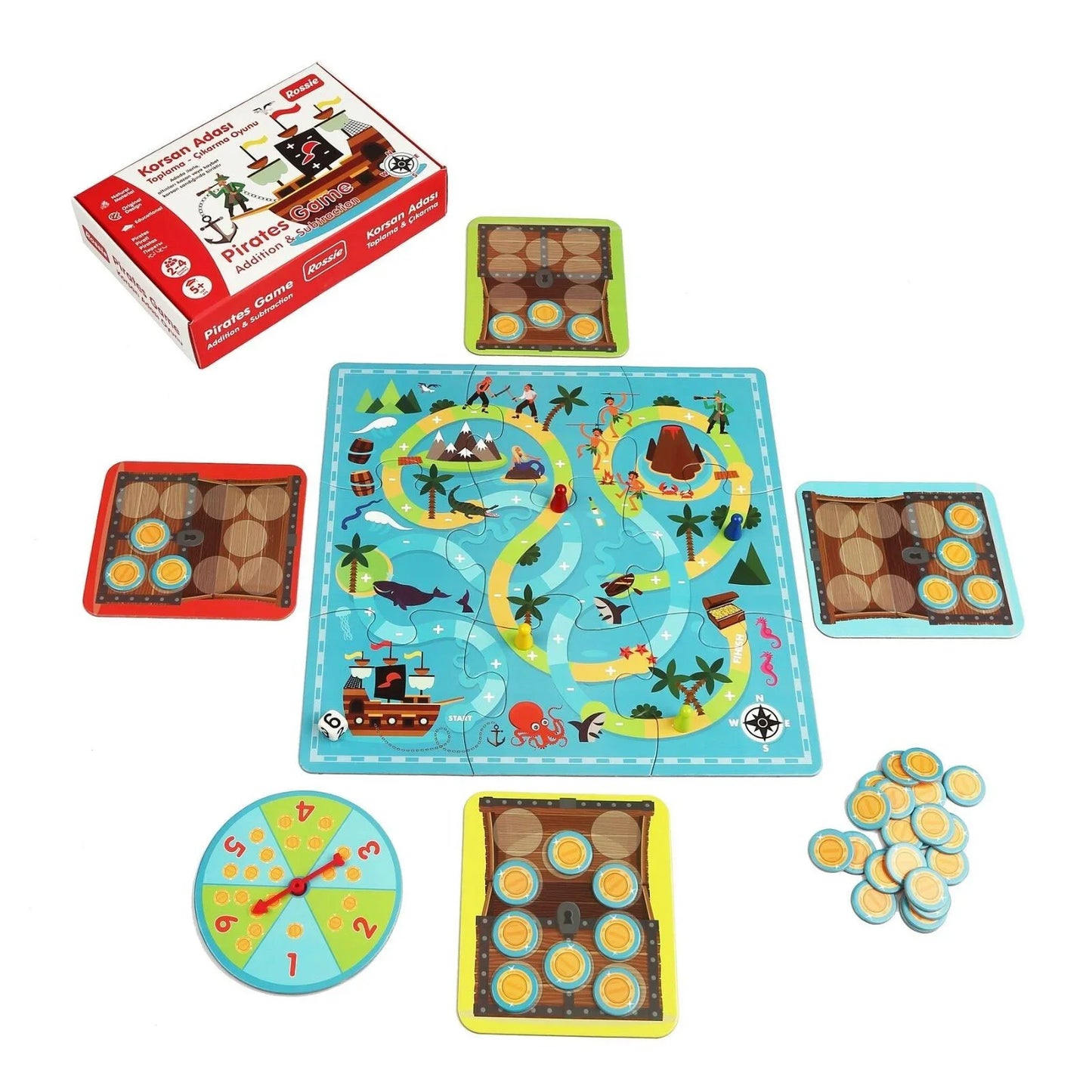 Pirates Addition & Subtraction Game