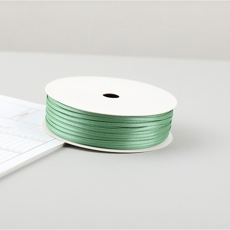 2mm Silk Ribbon Balloon Ribbon Rope Double-sided Diy Packaging