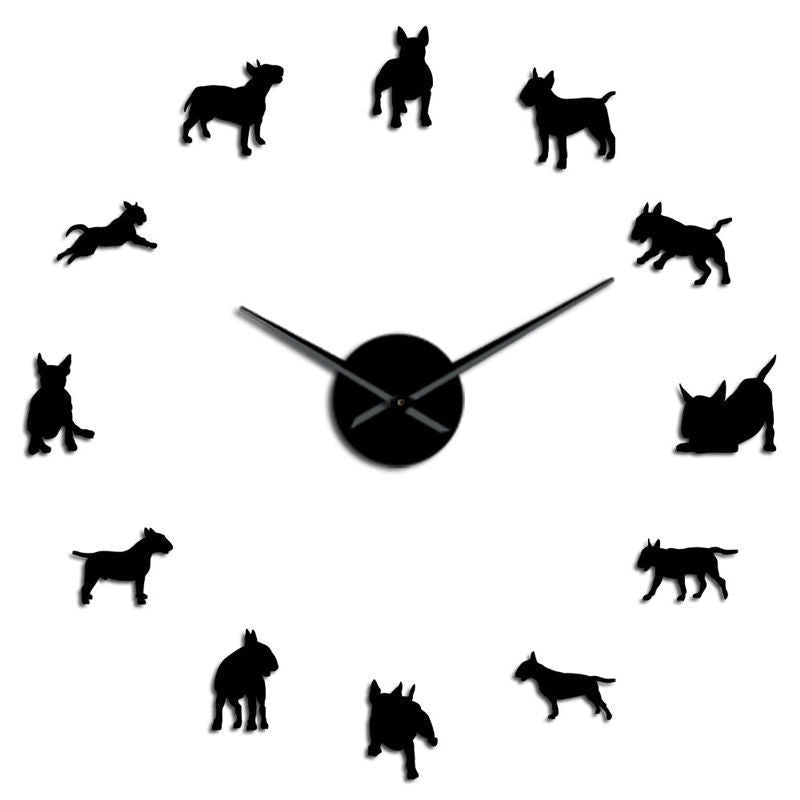 Modern 3D DIY Large Wall Clock - Luxury Acrylic Mirror Quartz Silent Home Decor for Living Room & Bedroom