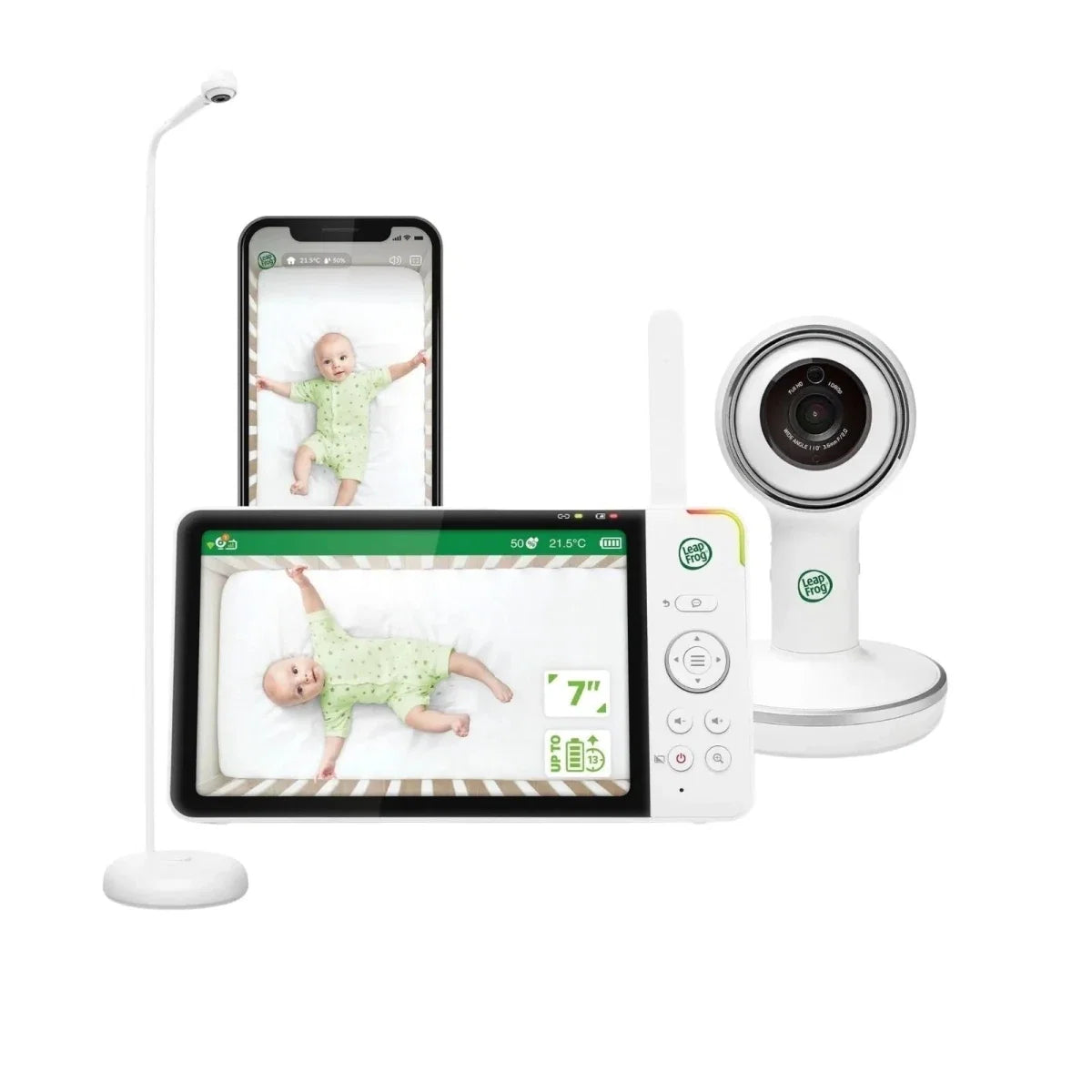 LeapFrog LF5817HD 7" Wi-Fi Smart Video Baby Monitor