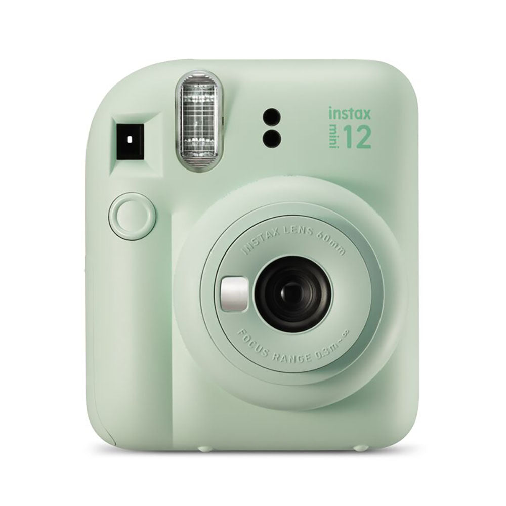 Fujifilm Instax Mini 12 Instant Camera with Case, Album, Film & Stickers - Mint Green