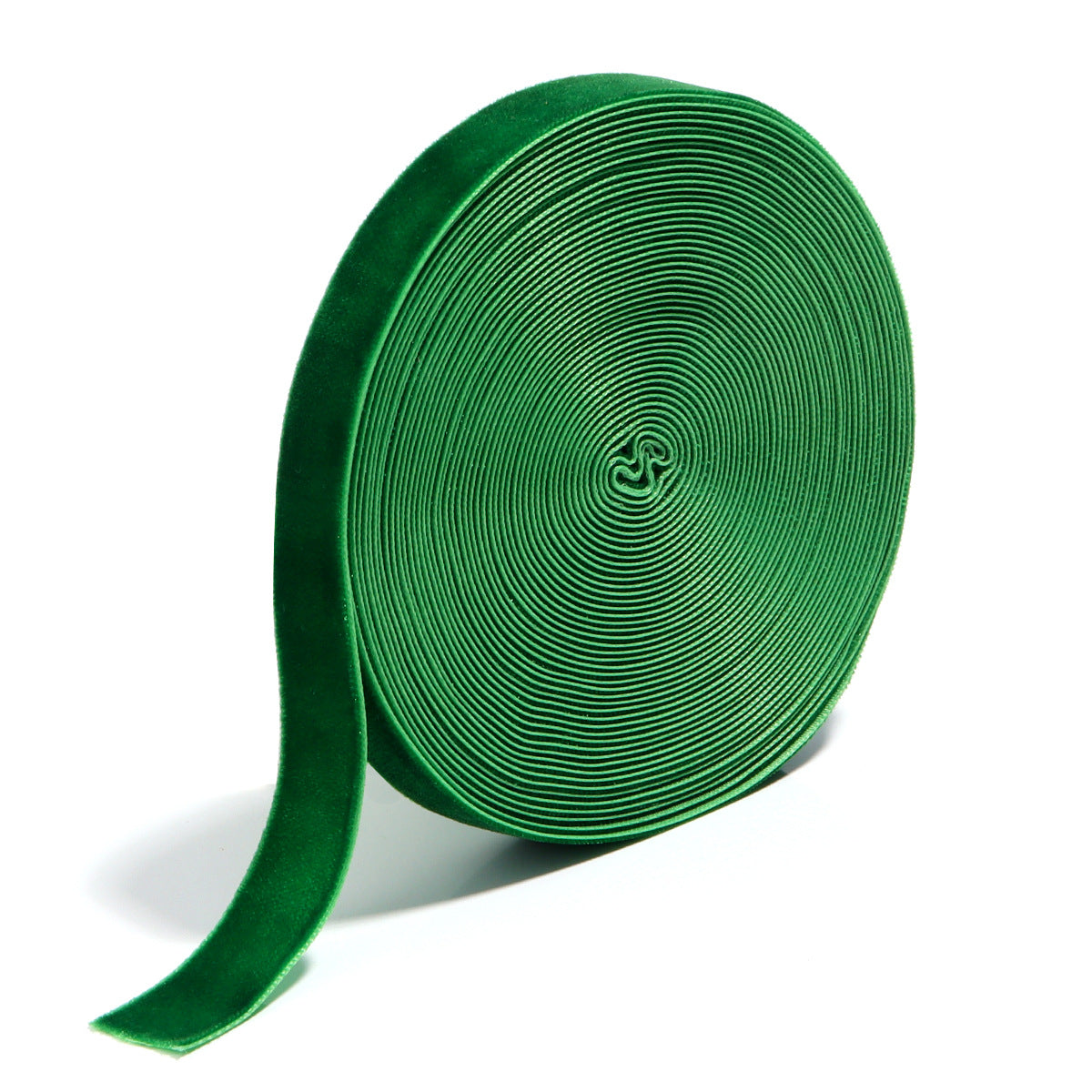 1cm Flocking Ribbon Velvet Band Single-sided Holiday Decoration
