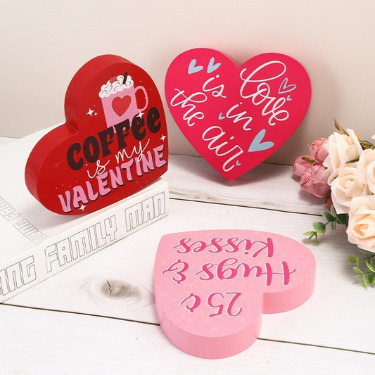 Valentine's Day Gift Love Confession Wooden Craftwork Ornaments