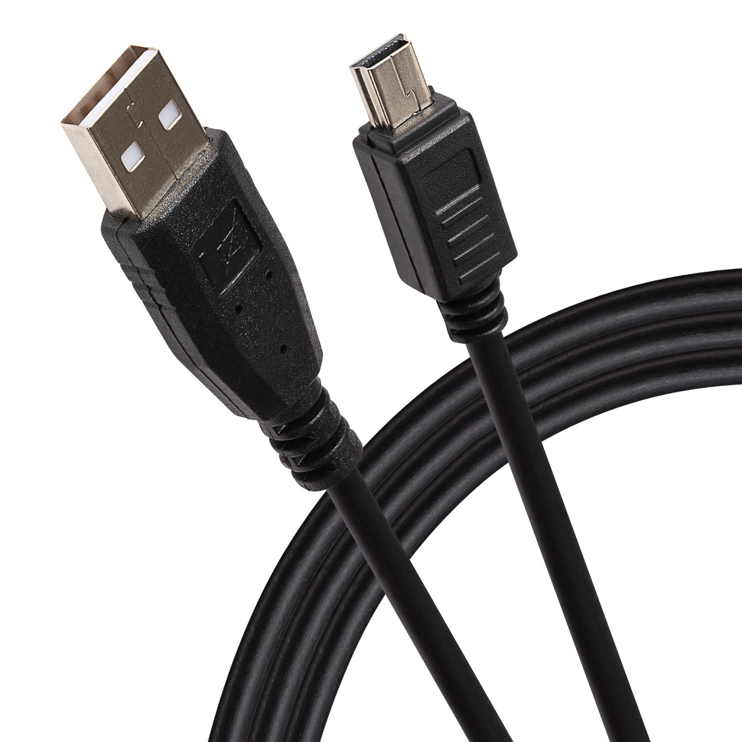 Maplin USB-A to Mini USB-B Cable - Black, 2m