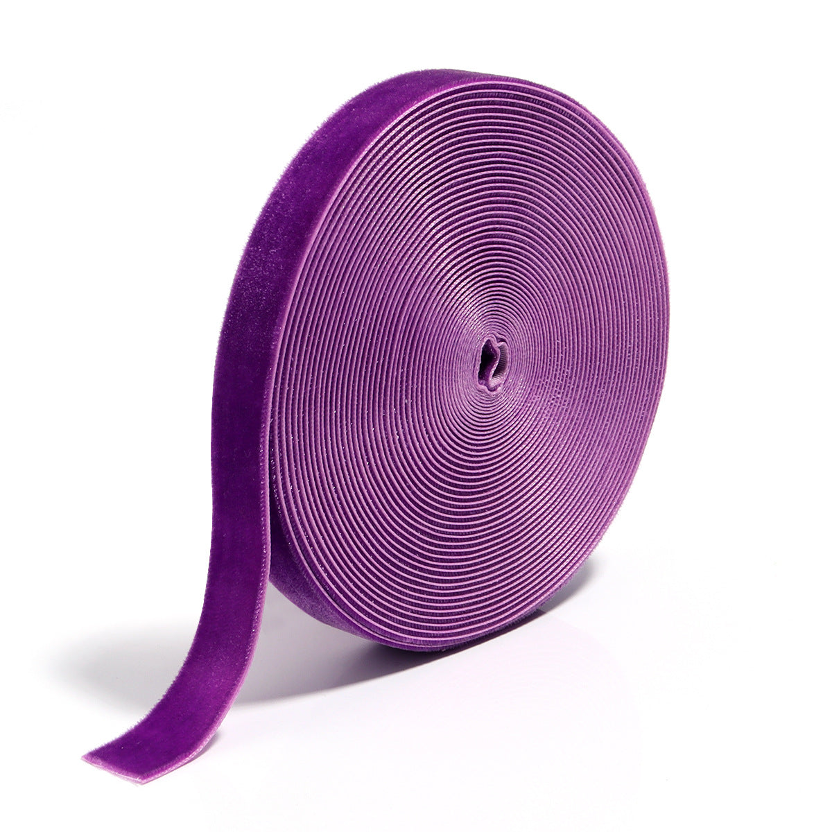 1cm Flocking Ribbon Velvet Band Single-sided Holiday Decoration