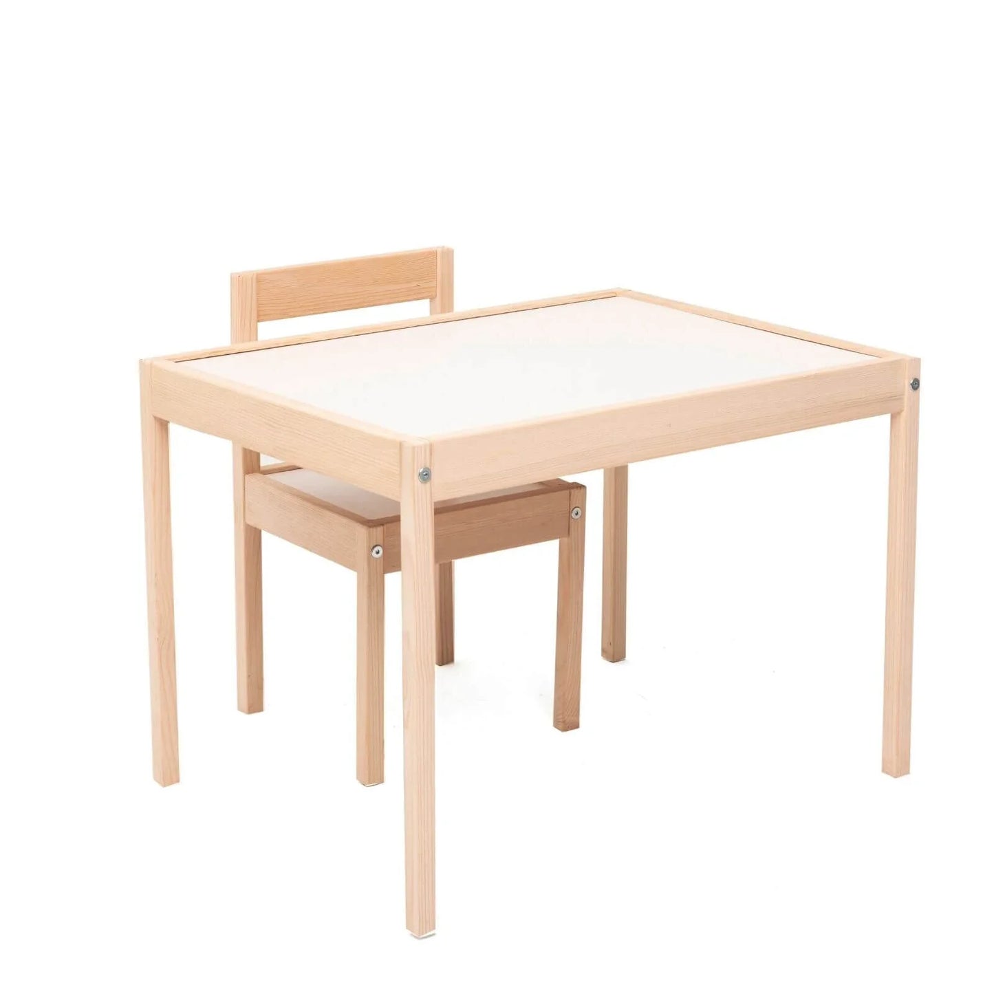 Montessori Wooden Table and Chair Set for Kids