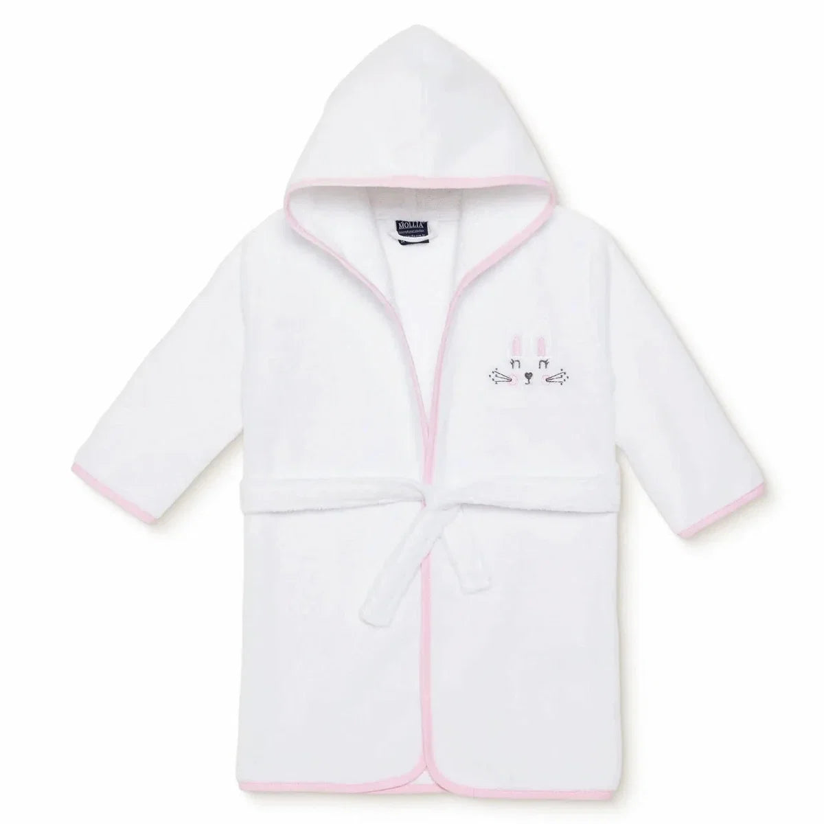 Mollia Girls Baby Bathrobe - White