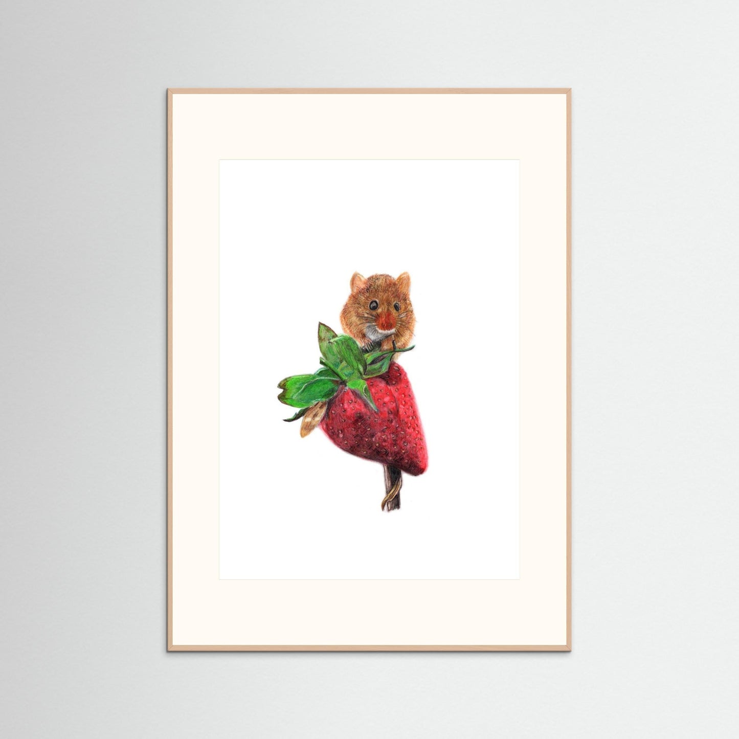 Field Mouse Woodland Art Print